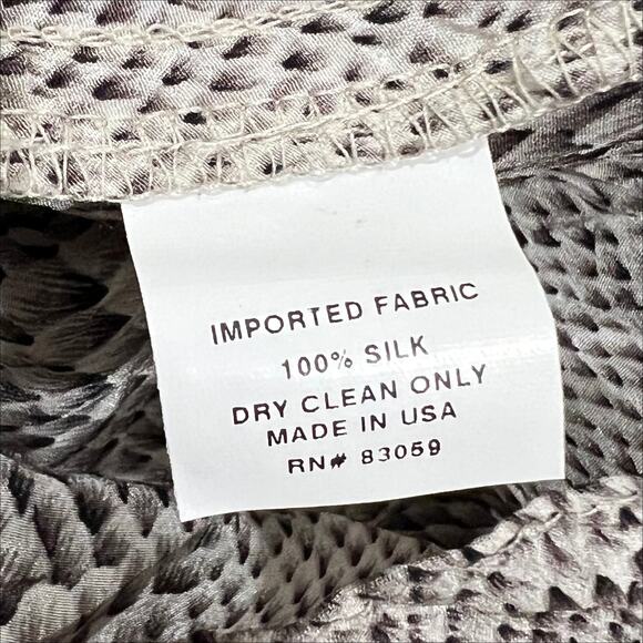 NWT Anthropologie Drew Silk Python Print Drape Front Halter Tunic Top Size XS - Picture 10 of 10